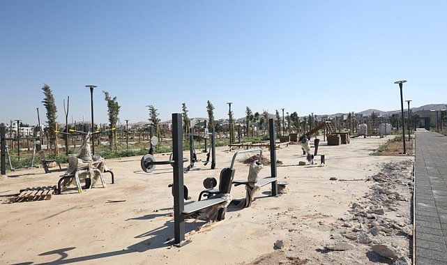 Eyyübiye Millet Bahçesi ağaçlandırması tamamlandı