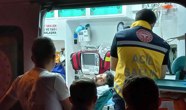 Göğsünden yaralanan kişi büfedeki vatandaşlardan yardım istedi