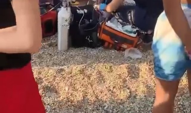 Günübirlik yüzmeye geldiği denizde kalp krizi geçirerek yaşamını yitirdi