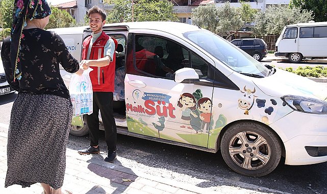 Halk süt hem aileleri hem de üreticiyi sevindiriyor