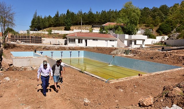 İnönü Yukarı Ilıca Havuz ve Ilıca Park Piknik Alanında sona yaklaşıldı