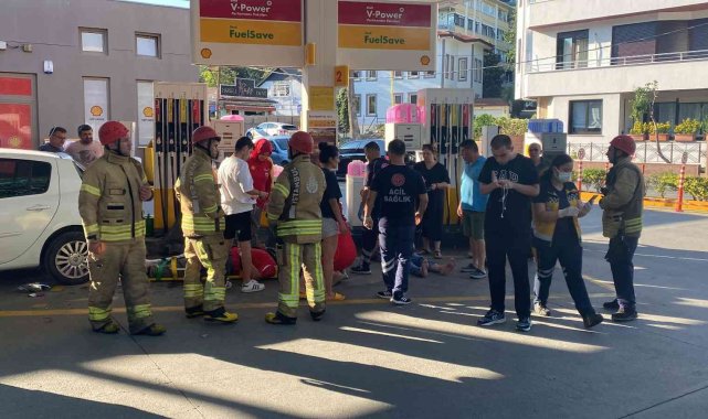 İstanbul'da akaryakıt istasyonunda dehşet anları: 3 yaralı
