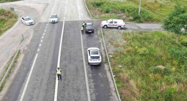 Jandarma'dan dron ile havadan denetim