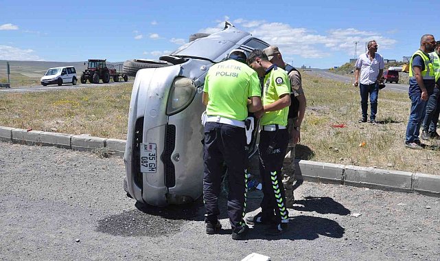 Kars'ta trafik kazası: 1 ölü, 3 yaralı