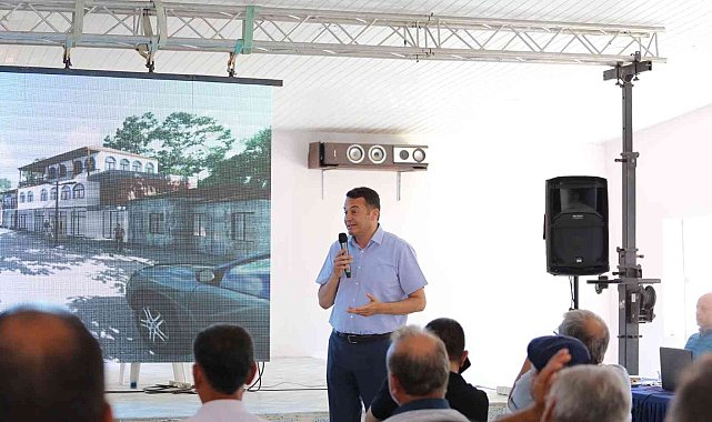 Kasaba Çarşı ve Meydan Düzenleme Projesi tanıtım toplantısı yapıldı