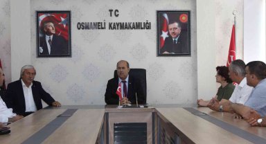 Kaymakam Ünal, personel ile bayramlaştı