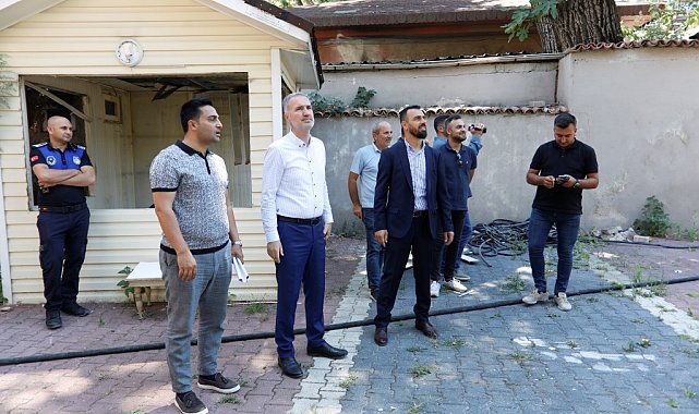 Kaymakamlık lojmanının yıkımı yapıldı