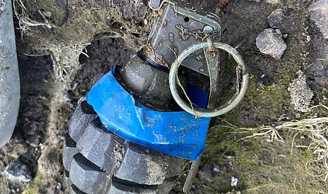Kocaeli'de patlamamış el bombası bulundu