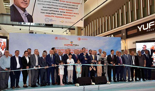 KUMSMALL AVM'nin resmi açılışını Cumhurbaşkanı Erdoğan yaptı