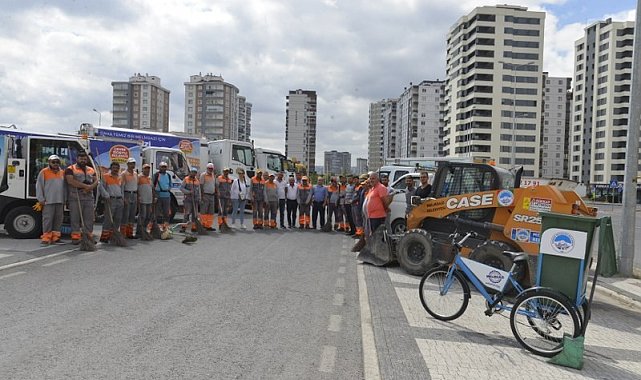 Melikgazi'nin temizlik seferberliği devam ediyor