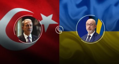 Milli Savunma Bakanı Akar, Ukraynalı mevkidaşı Reznikov ile görüştü