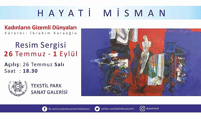 Misman resimleri Tekstil Park Sanat Galeri'sinde