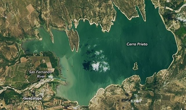 NASA, Meksika'daki kuraklığı uzaydan fotoğrafladı
