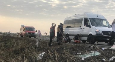 Nusaybin'de Irak plakalı cip kaza yaptı, 2'si ağır 4 kişi yaralandı
