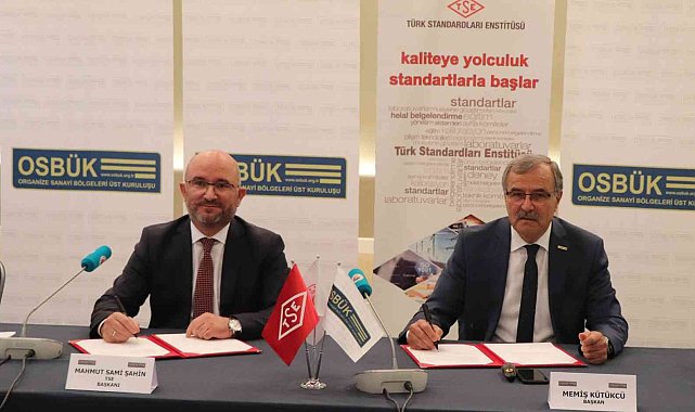 OSBÜK ile TSE arasında "Yeşil Dönüşüm İş Birliği Protokolü" imzalandı