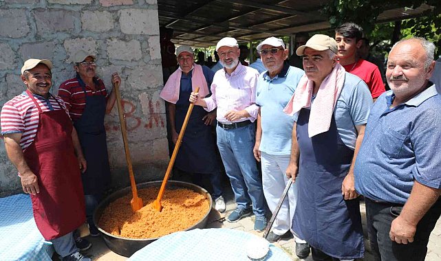 Pilav şenliğine vatandaşlardan yoğun ilgi