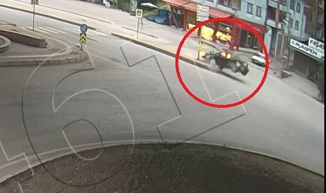Samsun'da kazalar KGYS kameralarında