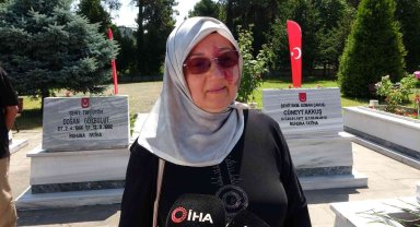 Şehit annesi duygulandırdı: "Bir erkek evladım daha olsa, onu da vatana verirdim"