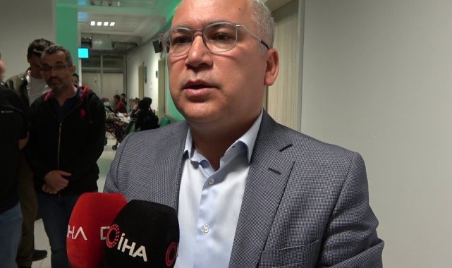 Sivas Valisi Dr. Yılmaz Şimşek yaralıları hastanede ziyaret etti