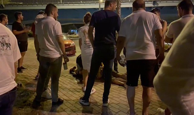 Sürücü belgesi olmayan alkollü motosiklet sürücüsü kaza yaptı: 2 yaralı