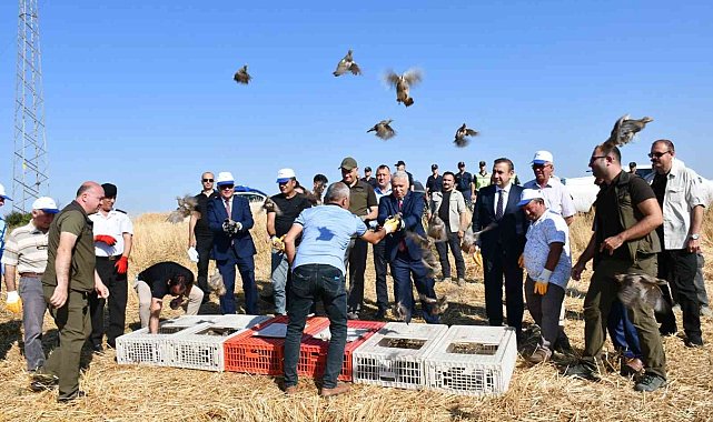 Tekirdağ'ın 40 mahallesinde doğaya 800 keklik salındı