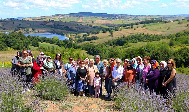 Tıbbi ve Aromatik Bitki Yetiştiriciliği Projesini yerinde incelediler