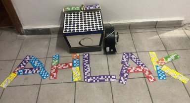 Tombala baskınında 41 kişiye ceza yazıldı