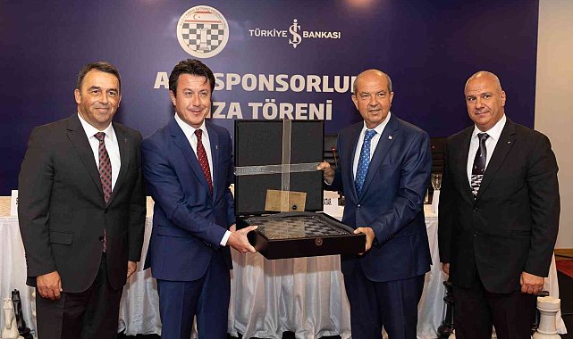 Türkiye İş Bankası ile Kuzey Kıbrıs Satranç Federasyonu'nun iş birliği devam edecek