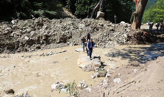 Vali Atay, Uğur köyünde yapılan çalışmaları inceledi