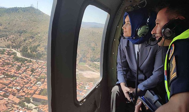 Vali Yiğitbaşı, havadan trafik denetimine katıldı