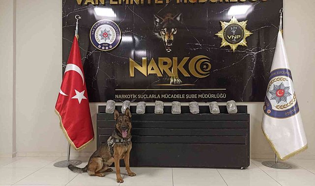 Van'da 8 kilo 700 gram metamfetamin ele geçirildi
