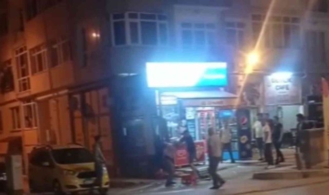 Yabancı uyrukluların tekme tokat kavgası kamerada