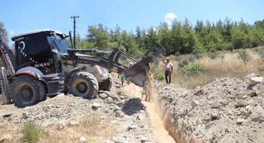 Yangın bölgesine 16 milyonluk içme suyu yatırımı