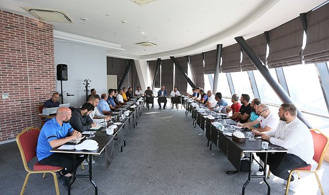 Yüzme yarışları öncesi koordinasyon toplantısı yapıldı