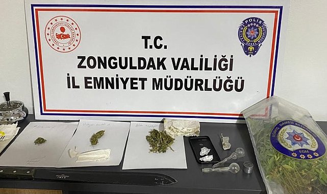 Zonguldak'ta uyuşturucu operasyonu: 1 kişi tutuklandı