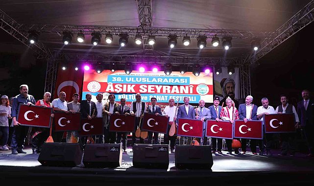38. Uluslararası Âşık Seyrani Kültür ve Sanat Festivali başladı