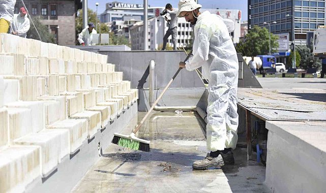 ABB ekiplerinden havuz bakımı ve temizliği