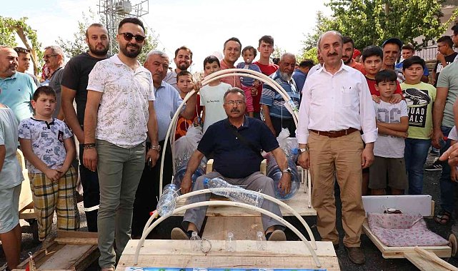 Adana'da tahta arabalar yarıştı