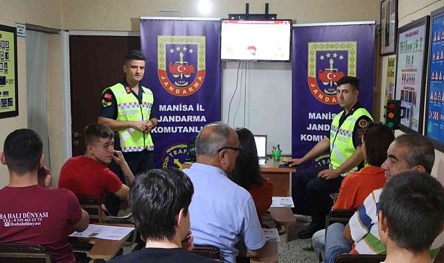 Aday sürücülere son ders jandarmadan