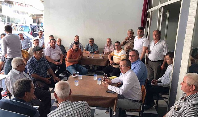 AK Parti'li Aydemir Akhisar ve Alaşehir'de vatandaşlarla buluştu