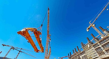 Akkuyu NGS'nin 1'inci güç ünitesinde kutup vincinin montajı yapıldı