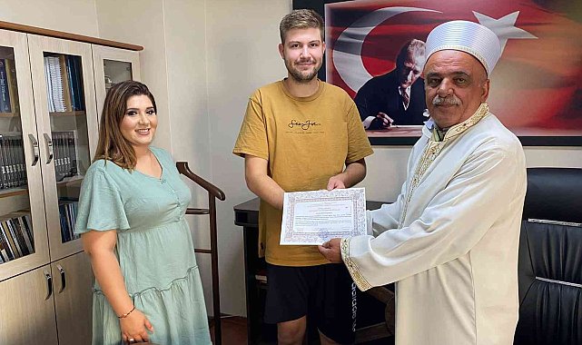 Alman Vatandaşı, Şarköy'de Müslüman oldu