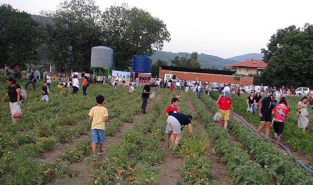 Ata tohumu ürünlerin hasat şenliği yapıldı