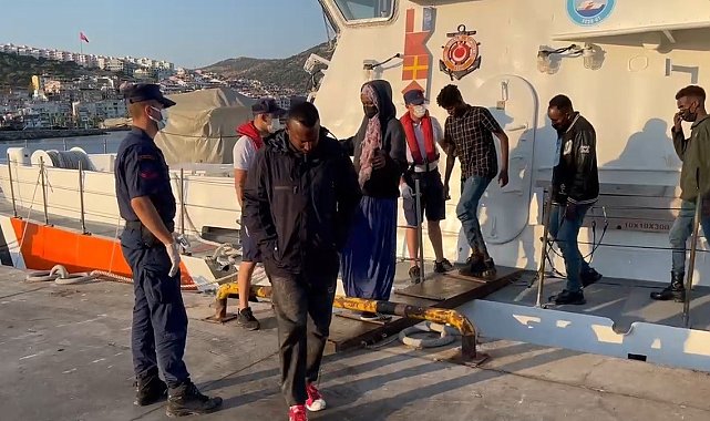 Ayvalık açıklarında 29 düzensiz göçmen yakalandı