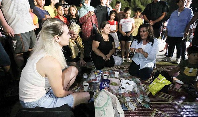 Başkan Çerçioğlu, Tekstil Park'ta vatandaşlar ile bir araya geldi