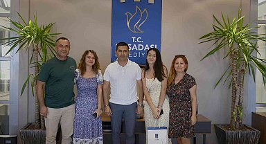 Başkan Günel, genç hukukçu adayını ağırladı