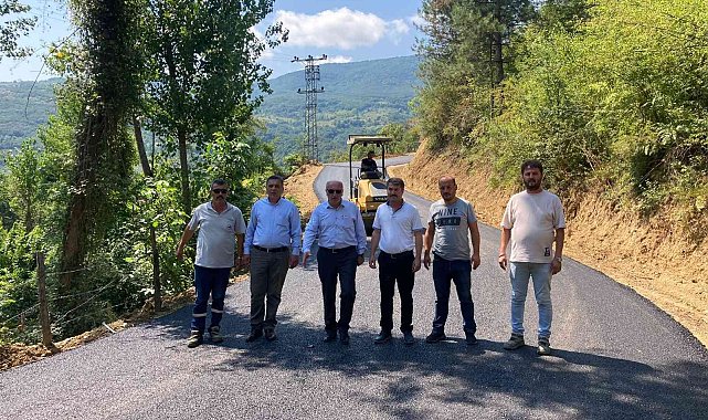 Başkan Sözen asfalt çalışmalarını inceledi