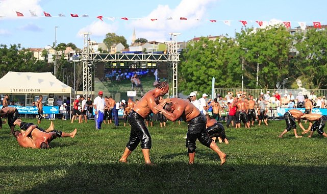 Başpehlivanlar Şile'de er meydanına çıkıyor