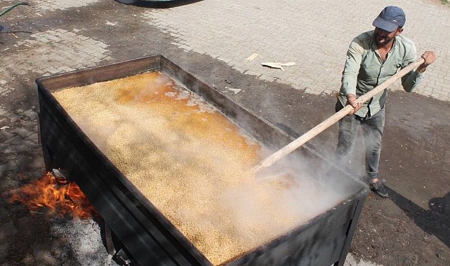 Bayburt'ta bulgur kazanları kaynamaya başladı
