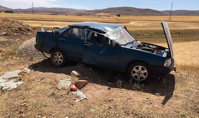 Bayburt'ta trafik kazası: 3 yaralı